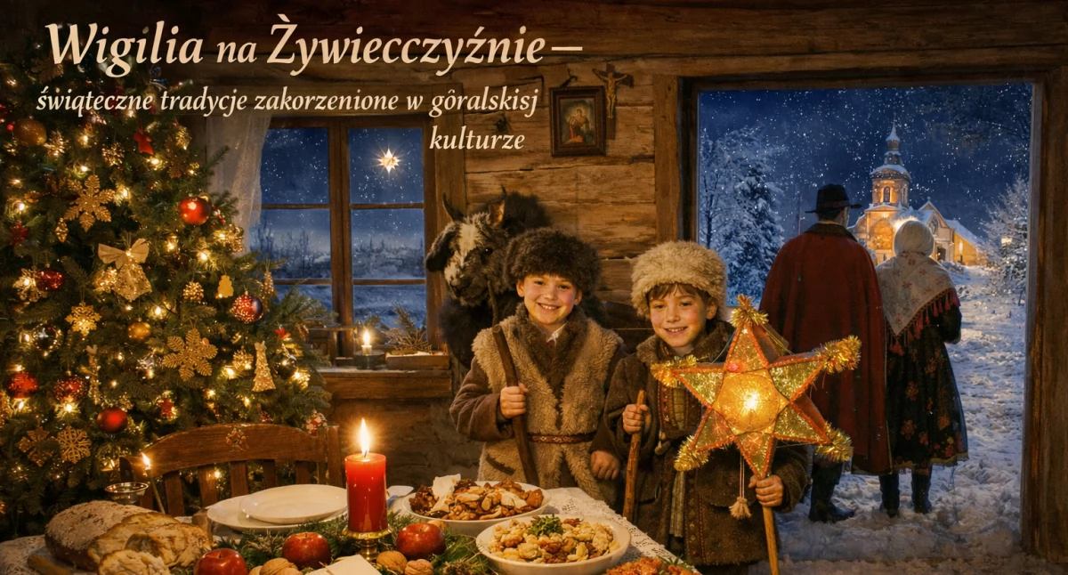 Folklor i Tradycje , Tradycje wigilijne Żywiecczyźnie magia świąt zakorzeniona kulturze góralskiej - zdjęcie, fotografia