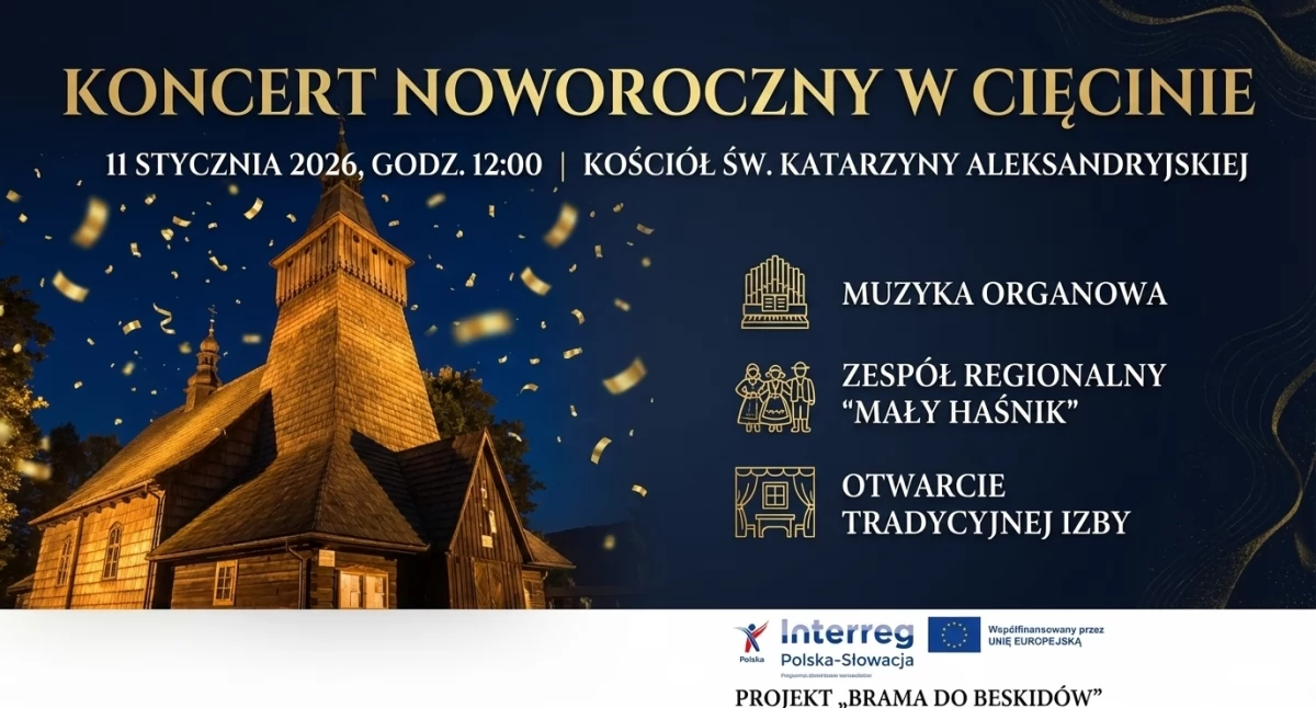 Rozrywka, Noworoczne spotkanie tradycją Cięcinie Wyjątkowy koncert kościele Katarzyny - zdjęcie, fotografia