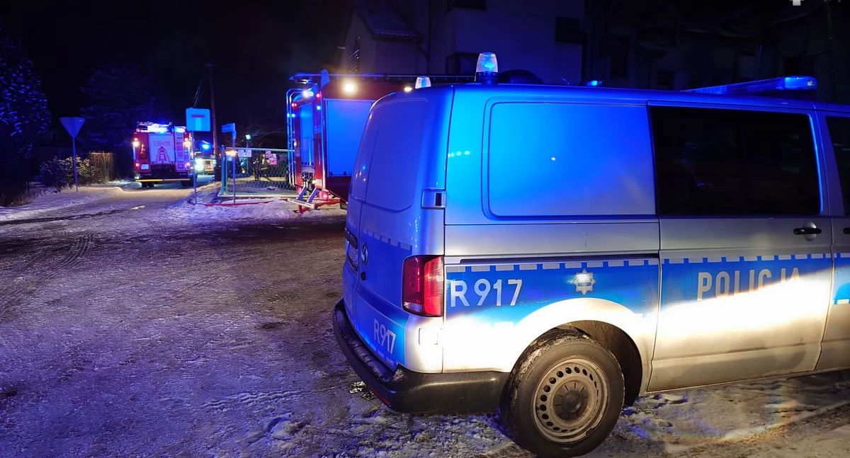 Pożary, Pożar altany szybka interwencja służb - zdjęcie, fotografia