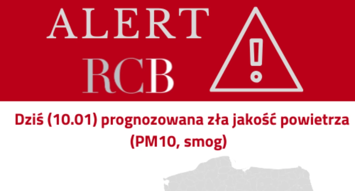 Nasze sprawy, Ostrzeżenie złej jakości powietrza powiecie żywieckim - zdjęcie, fotografia