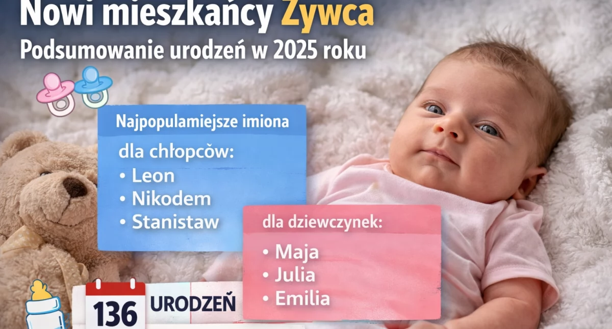 Nasze sprawy, mieszkańcy Żywca Podsumowanie urodzeń - zdjęcie, fotografia
