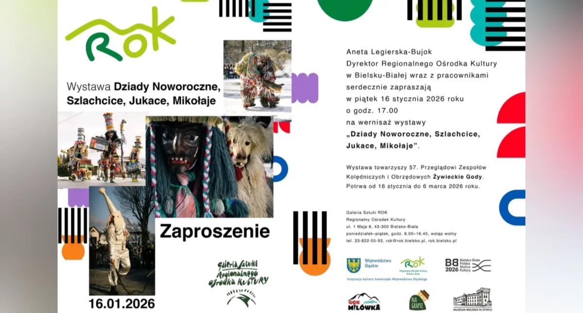 Folklor i Tradycje , Dziady Noworoczne Szlachcice Jukace Mikołaje Wyjątkowa wystawa Bielsko Biała - zdjęcie, fotografia