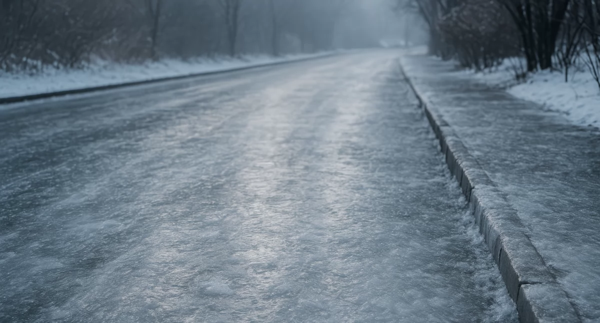 Nasze sprawy, Uwaga gołoledź obowiązuje ostrzeżenie meteorologiczne - zdjęcie, fotografia
