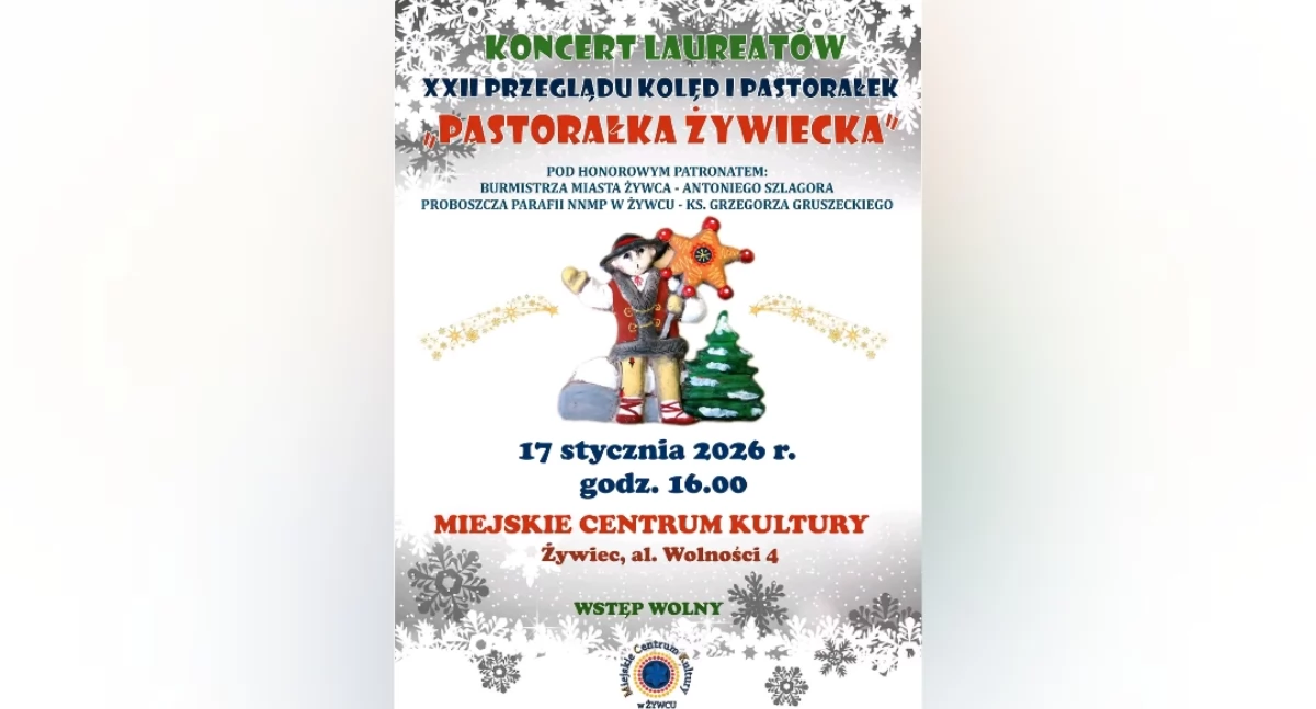 Folklor i Tradycje , Pastorałka Żywiecka Uroczysty Koncert Laureatów Miejskim Centrum Kultury - zdjęcie, fotografia