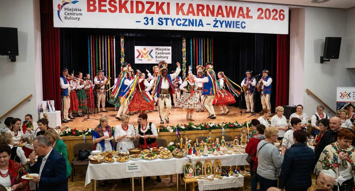 Folklor i Tradycje , Beskidzki Karnawał Żywcu Święto folkloru muzyki regionalnych smaków - zdjęcie, fotografia
