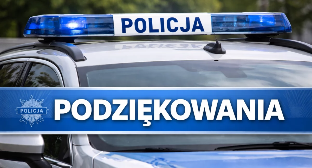 Komunikaty policji ostrzeżenia, Podziękowania profesjonalną interwencję sprawie małoletniego dziecka - zdjęcie, fotografia