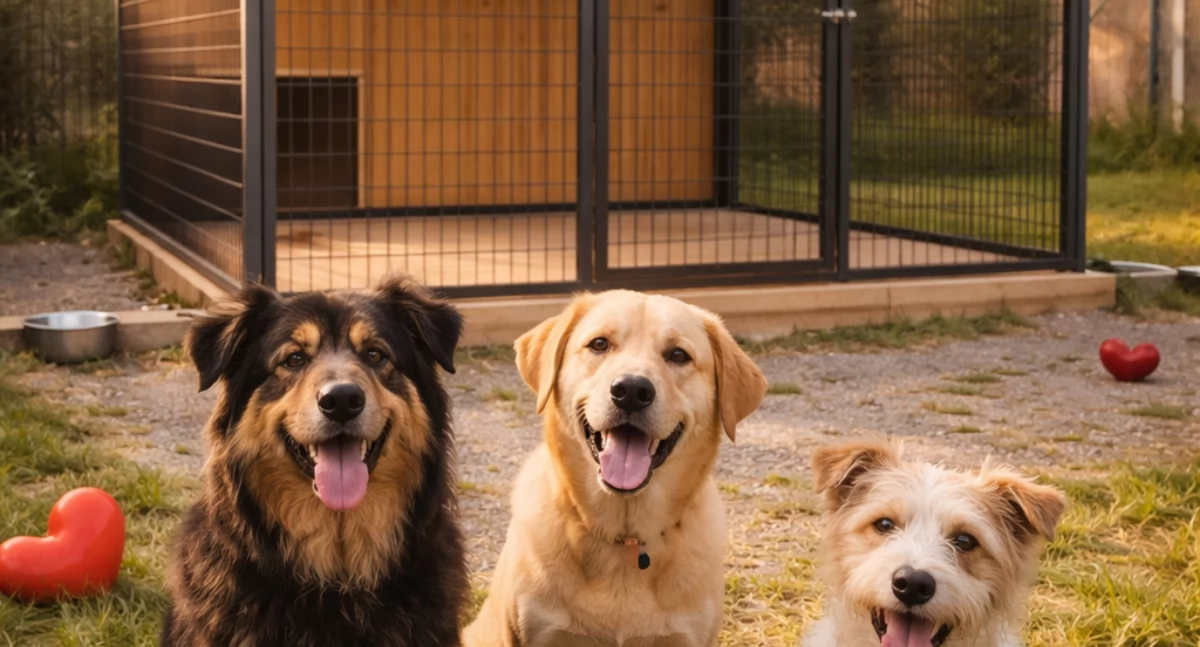 Nasze sprawy, Bezpieczeństwo przede wszystkim zbiórka kojce antyucieczkowe Schroniska Żywcu - zdjęcie, fotografia