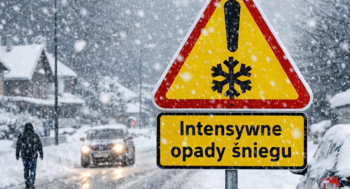 Nasze sprawy, Ostrzeżenie meteorologiczne Intensywne opady śniegu oblodzenie - zdjęcie, fotografia