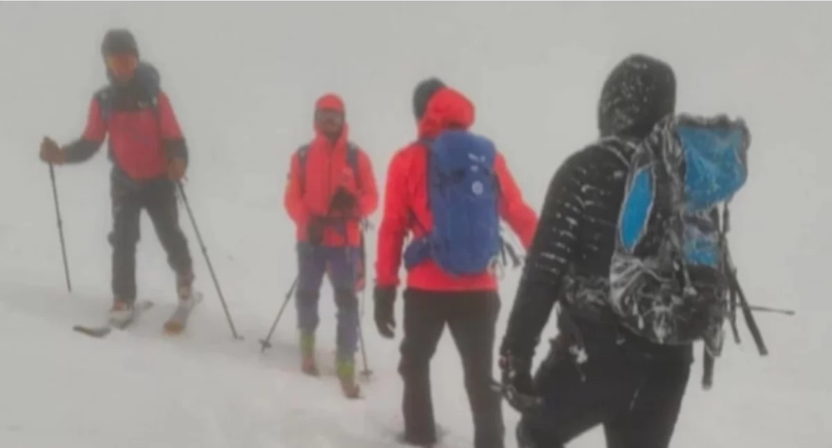 Akcje GOPRu, akcja ratunkowa rejonie Babiej Góry - zdjęcie, fotografia