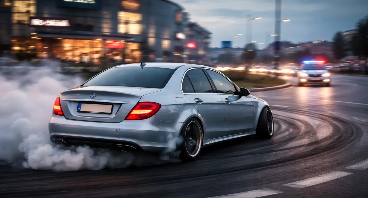 Nasze sprawy, Driftował centrum Bielska Białej latek stanie przed sądem - zdjęcie, fotografia