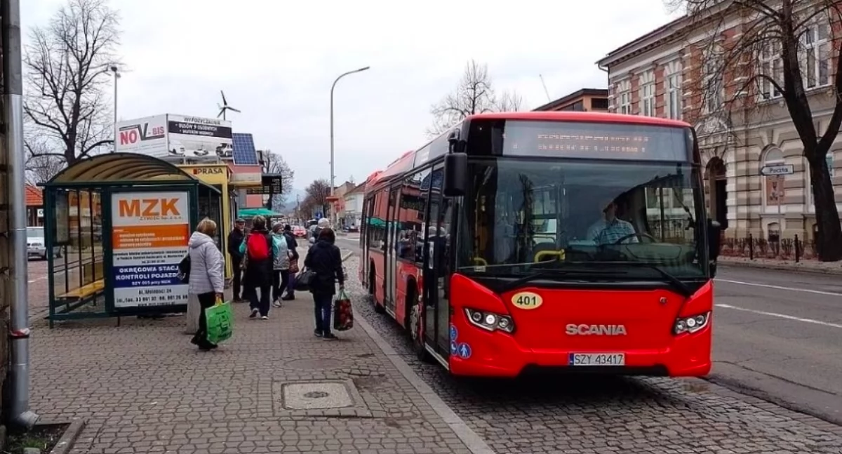 Nasze sprawy, forma płatności autobusach Żywiec - zdjęcie, fotografia