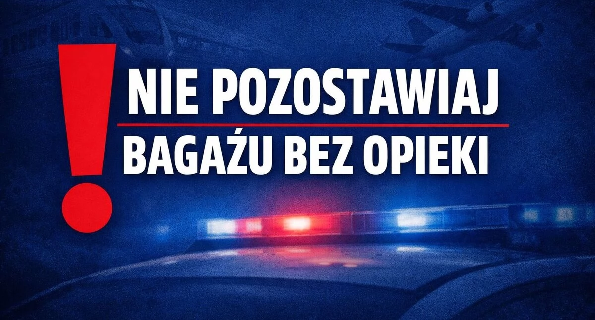 Komunikaty policji ostrzeżenia, Interwencja policji dworcu Katowicach Pozostawiony bagaż sparaliżował pociągów - zdjęcie, fotografia