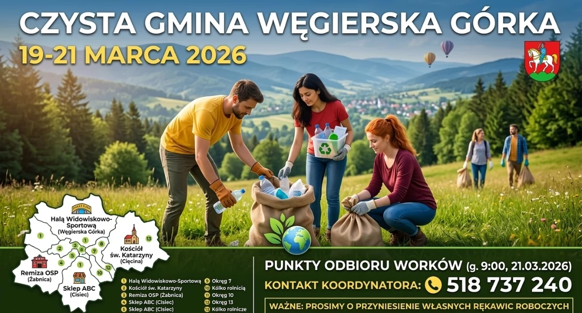 Nasze sprawy, Czysta Gmina Węgierska Górka - zdjęcie, fotografia