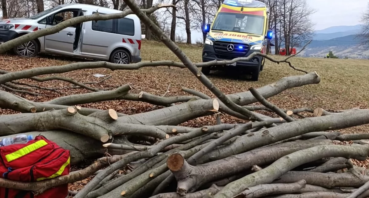 Nasze sprawy, Wypadek podczas leśnych osiedlu Byrdziakówka - zdjęcie, fotografia