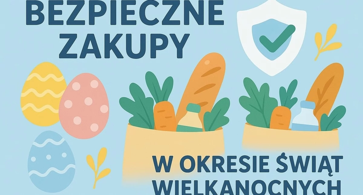 Komunikaty policji ostrzeżenia, Bezpieczne zakupy przed Wielkanocą sprawdź uchronić siebie rodzinę - zdjęcie, fotografia