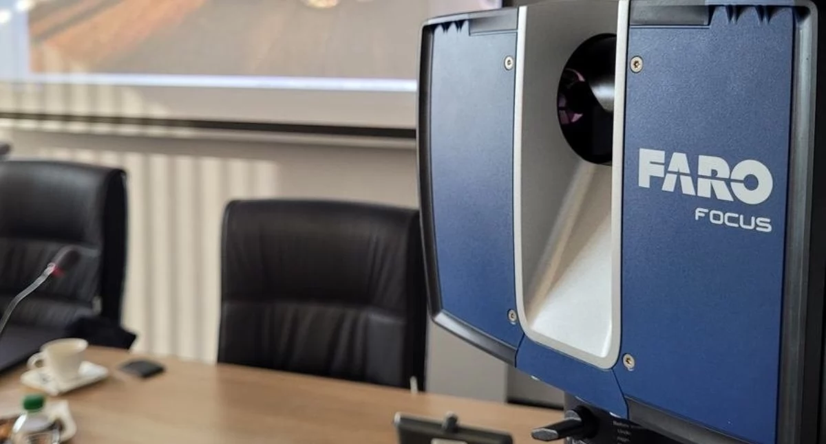 Nasze sprawy, Nowoczesny skaner laserowy służbie bezpieczeństwa mieszkańców Bielska Białej - zdjęcie, fotografia