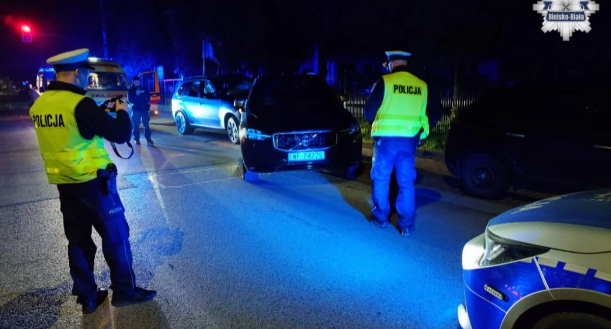 Komunikaty policji ostrzeżenia, Świąteczne interwencje policji drogach Bielska Białej okolic - zdjęcie, fotografia