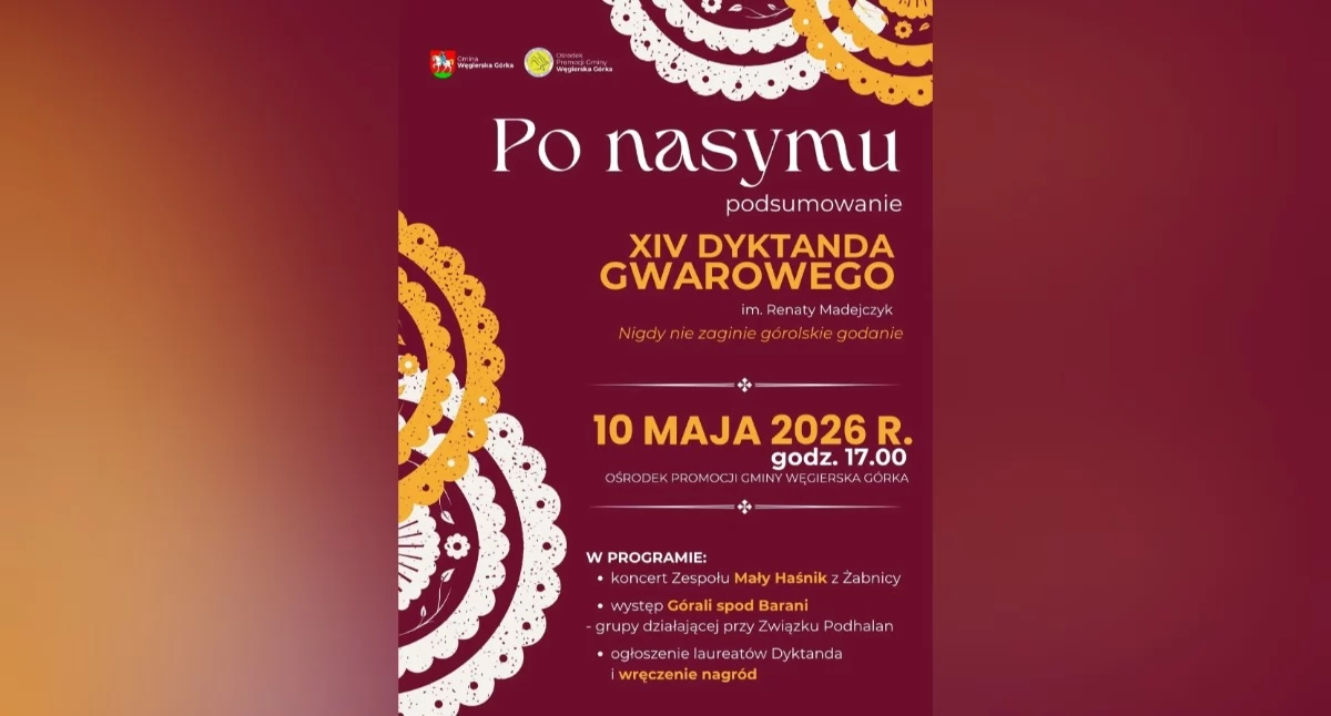 Rozrywka, Podsumowanie Dyktanda Gwarowego „Po nasymu” Węgierskiej Górce - zdjęcie, fotografia