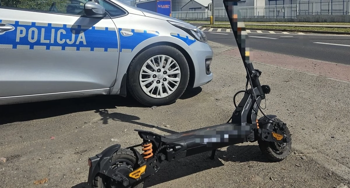 Komunikaty policji ostrzeżenia, bezpiecznie korzystać hulajnóg elektrycznych sezonie wiosenno letnim - zdjęcie, fotografia