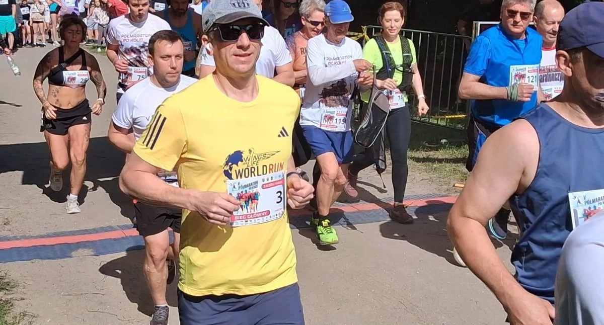 Nasze sprawy, Biegacze Powiatu Żywieckiego wyjątkowo Półmaratonie Kolei Lemanach - zdjęcie, fotografia