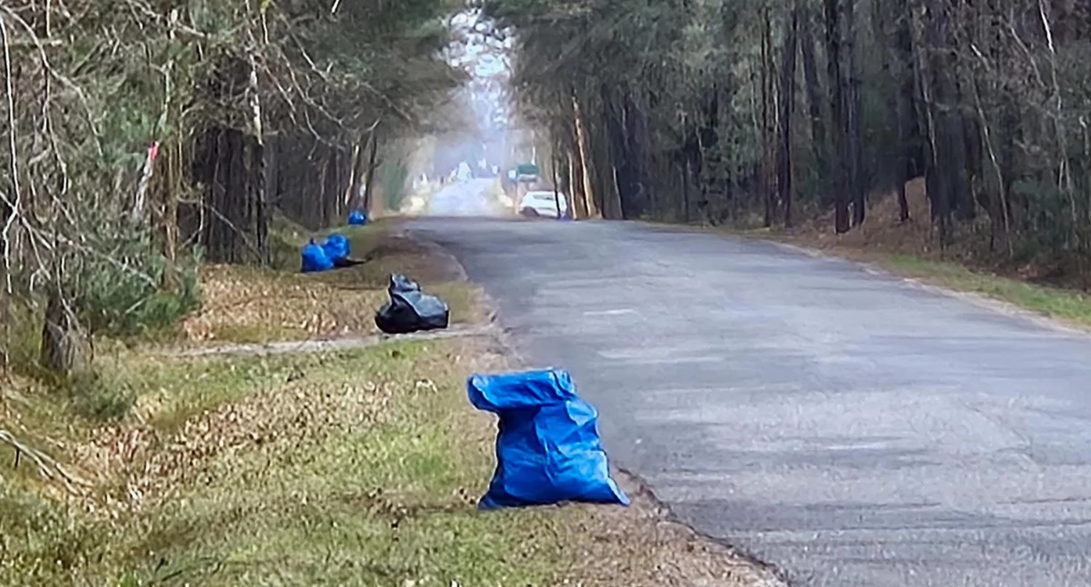 , Finał akcji Sprzątamy Beskidy Magurce Wilkowickiej czerwca - zdjęcie, fotografia