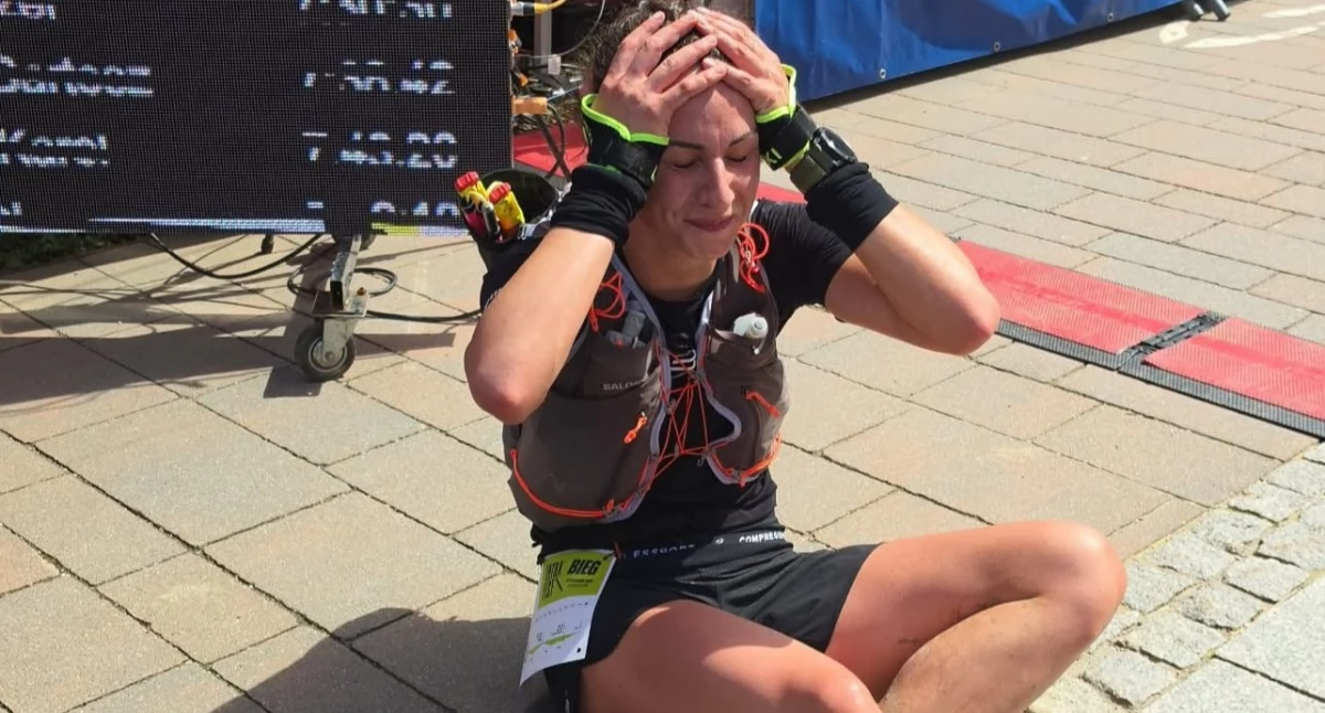 Lekkoatletyka, Justyna Kocoń zdobywa brązowy medal wymagających Mistrzostwach Polski - zdjęcie, fotografia