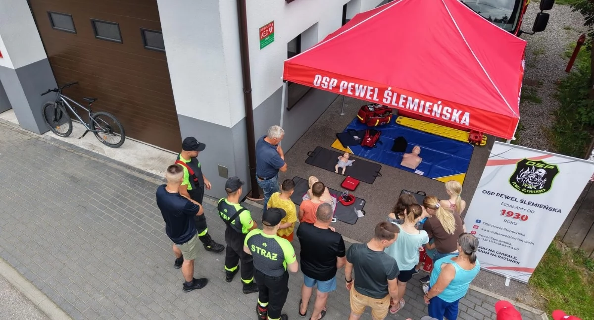 Nasze sprawy, Bezpłatne szkolenia pierwszej pomocy mieszkańców powiatu żywieckiego - zdjęcie, fotografia