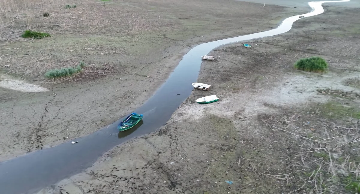 Znad wody, Susza hydrologiczna Podbeskidziu coraz bardziej odczuwalna - zdjęcie, fotografia