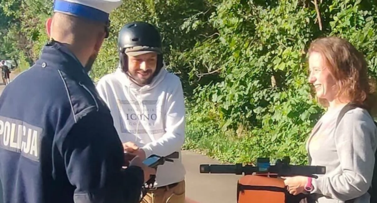 Komunikaty policji ostrzeżenia, Hulajnogi elektryczne miastach Zasady obowiązki - zdjęcie, fotografia