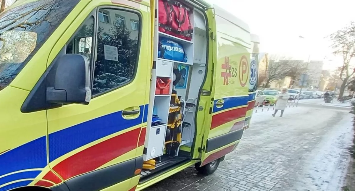Nasze sprawy, Wypadek ulicy Krakowskiej Żywcu udziałem dwóch osobowych - zdjęcie, fotografia