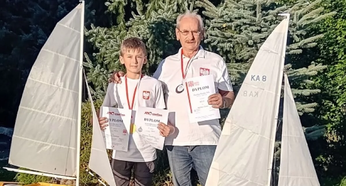 Nasze sprawy, Modelarze Żywiec medalami Finale Pucharu Polski modeli pływających - zdjęcie, fotografia