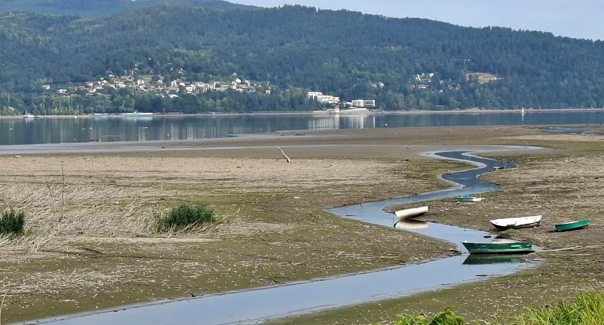 Nasze sprawy, Susza hydrologiczna Podbeskidziu znacząco obniża przepływy - zdjęcie, fotografia