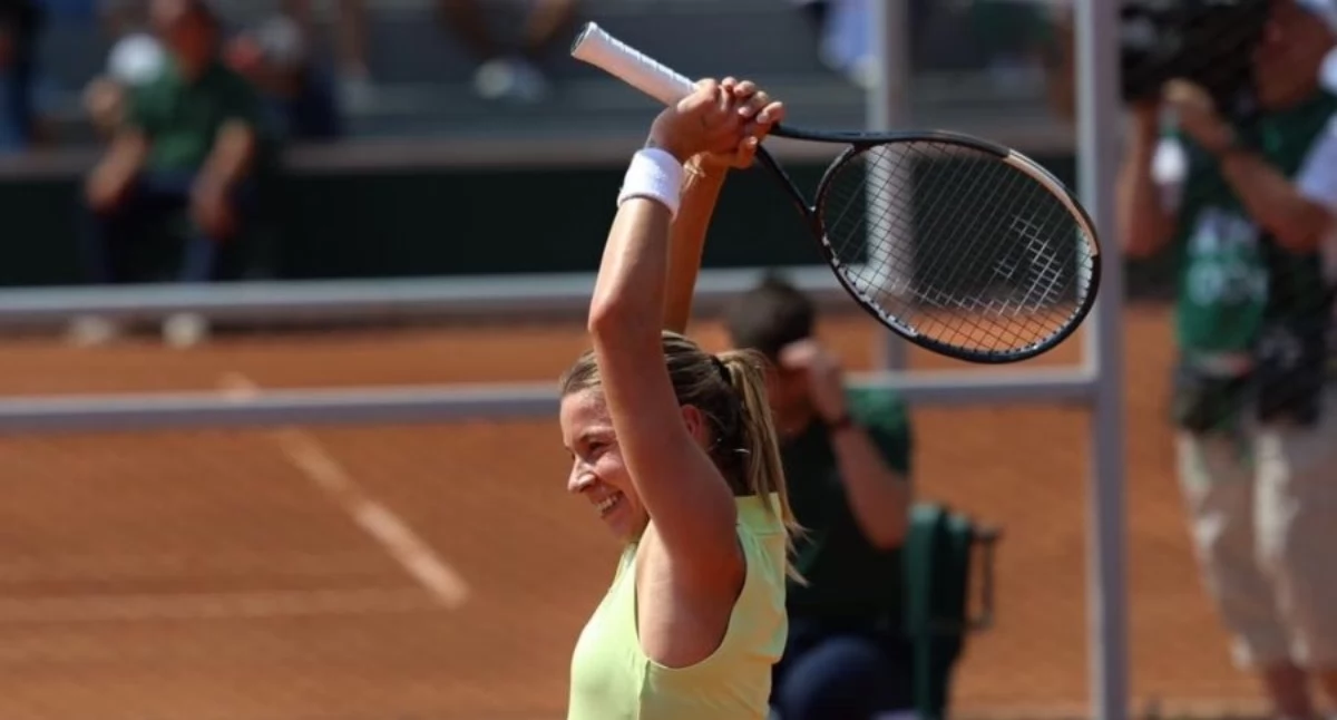 Tenis, Chwalińska awansuje półfinału turnieju Wuhan wygranej Marią Sakkari - zdjęcie, fotografia