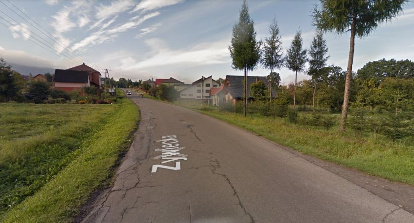 Droga powiatowa 1425 S w Wieprzu/fot. Google Street View