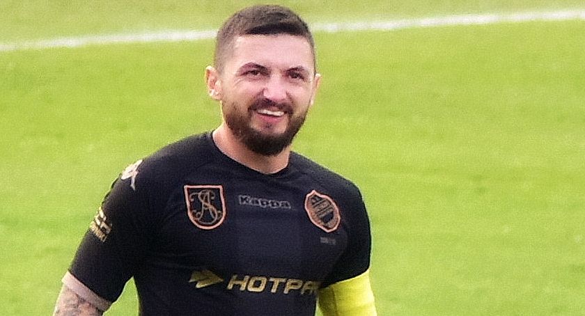 Filip Kasiński zaczął pracę w Góralem od wywalczenia, a wręcz wyszarpania punktu. Fot. TuZywiec.pl