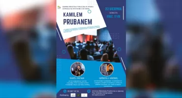 Spotkanie z aktorem i lektorem Kamilem Prubanem oraz premiera audiobooka Szymona Wróbla