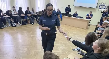 Inauguracyjne spotkanie klasy policyjnej w Żywcu