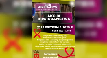 Bieg i akcja krwiodawstwa w Łękawicy – sport i pomoc w jednym