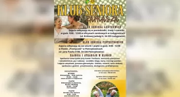 Kluby Seniora w Łodygowicach i Pietrzykowicach zapraszają na zajęcia