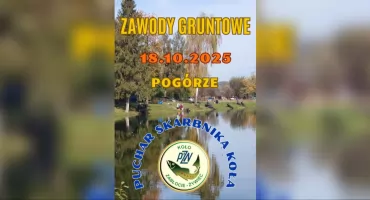Puchar skarbnika koła PZW Zabłocie – zapraszamy na ostatnie gruntowe zmagania sezonu 2025! 