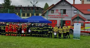 Wspólne polsko-słowackie zawody służb ratowniczych w Gminie Rajcza
