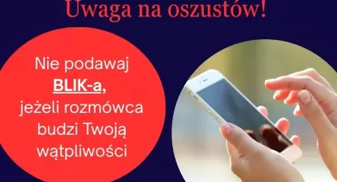 Uwaga na oszustwa BLIK i sztuczną inteligencję