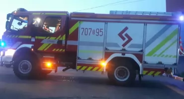 Alarm pożarowy w Rychwałdku