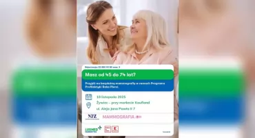 Mobilna pracownia mammograficzna ponownie w Żywcu – bezpłatne badania dla kobiet