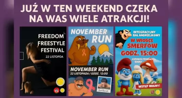 W najbliższy weekend mieszkańcy gminy Węgierska Górka oraz okolic mogą liczyć na wyjątkowo bogaty program wydarzeń. Organizatorzy przygotowali atrakcje zarówno dla miłośników sportu, tańca, jak i rodzin z dziećmi
