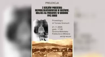 Prelekcja historyczna w Milówce – wspomnienie obławy na Prusowie z 1945 roku