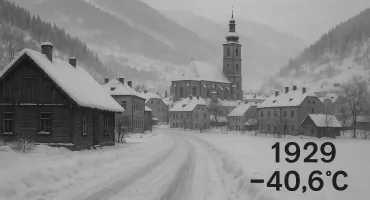 Rekordowy mróz na Żywiecczyźnie – wspomnienie zimy stulecia