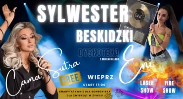 Sylwester Beskidzki 2025 w Wieprzu – muzyczne show, laserowe widowiska i pomoc dla zwierząt!