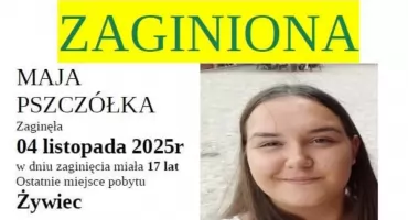 Zaginęła 17-letnia mieszkanka Żywca. Policja prosi o pomoc