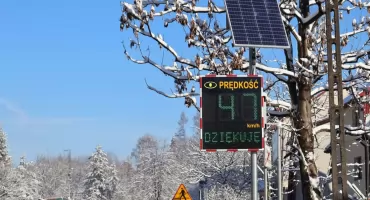 Nowe radarowe wyświetlacze prędkości w gminie Koszarawa